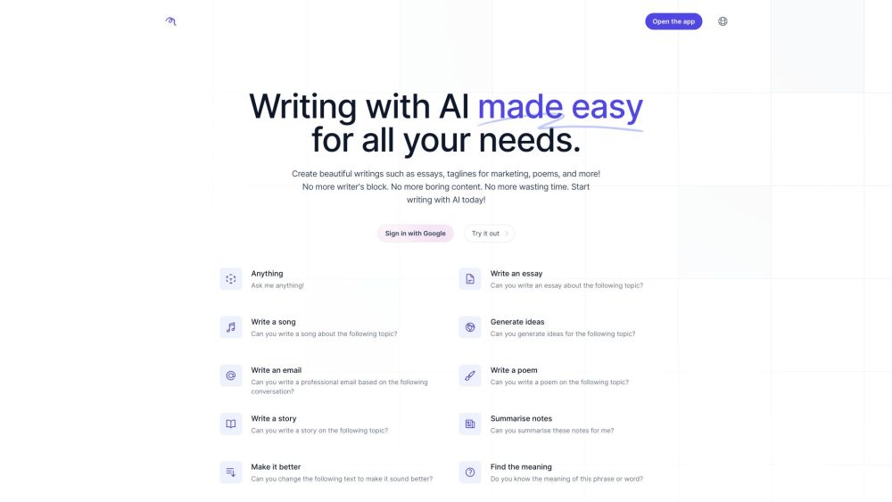 Writing with AI: Effortless Creation, Diverse Content, No Writer's Block