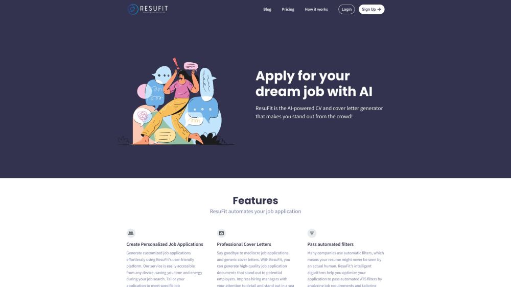 ResuFit: AI CV & Cover Letter, Tailored to Impress Recruiters