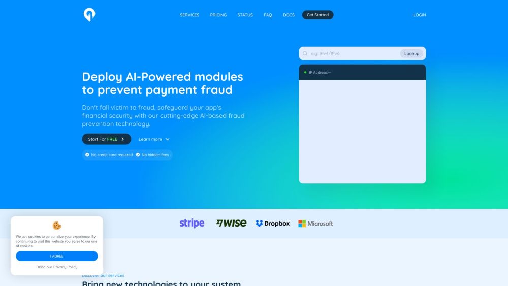 Greip: AI Fraud Prevention, BIN, IP Geo, ASN & Threat Detection
