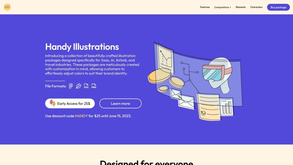 Handy Illustrations: Premium Art for SaaS, AI, Airbnb & Travel
