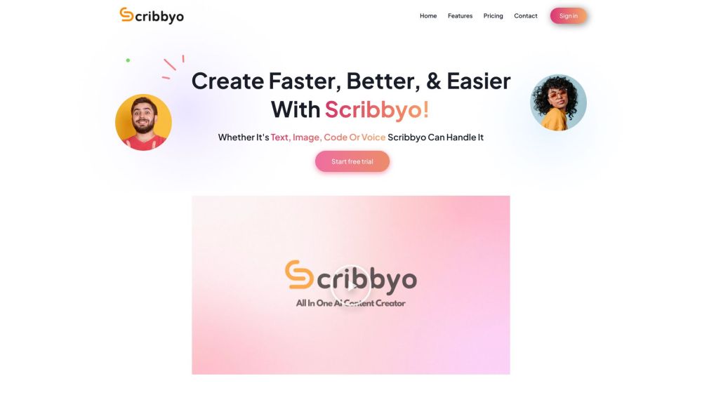 Scribbyo: AI Content Generator : 33 Languages, 50+ Templates, Standout Content