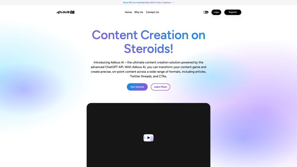 Adlous AI: AI Content Creation for Articles, Social Posts & CTAs