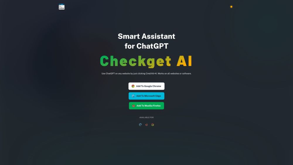 Checkget: AI Assistant : Elevate ChatGPT, Automate Replies, Explain Code