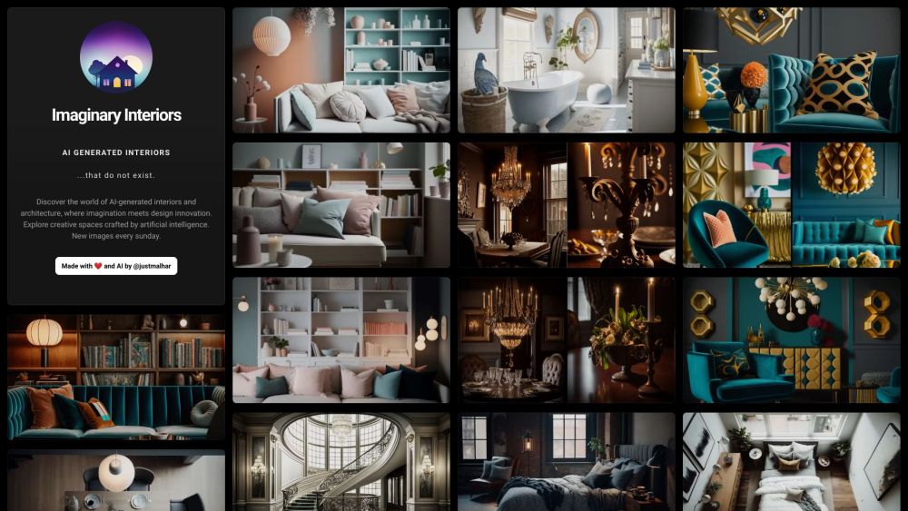Imaginary Interiors: AI-Created Designs & Architecture – Stunning, Unreal Worlds Crafted Weekly