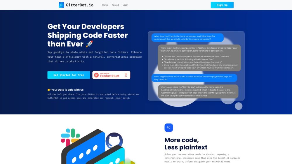 GitterBot.io: AI Code Help, GitHub Docs, Elevate Team & Resources