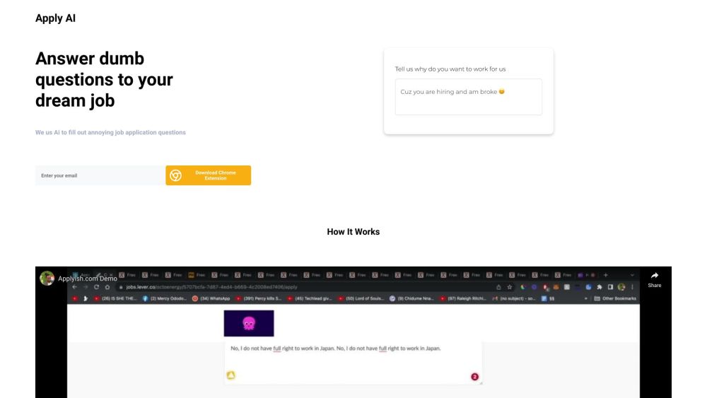 Applyish: AI Auto-Fill, Simplify Job Apps, Save Time