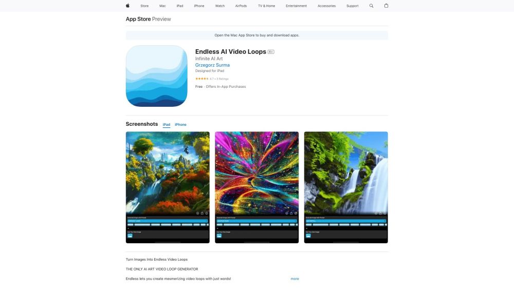 Endless : Create Infinite Artistic Video Loops with Ease Endless : Create Infinite Artistic Video Loops with Ease