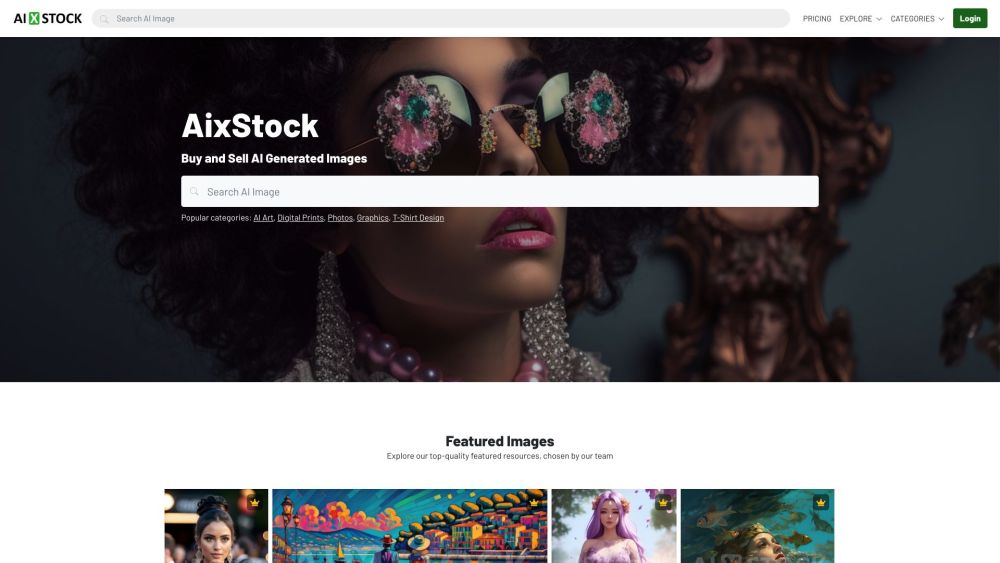 AixStock: Buy & Sell AI-Generated Stock Images Online : Stunning AI-Created Photos & Free Stock Content for Creators
