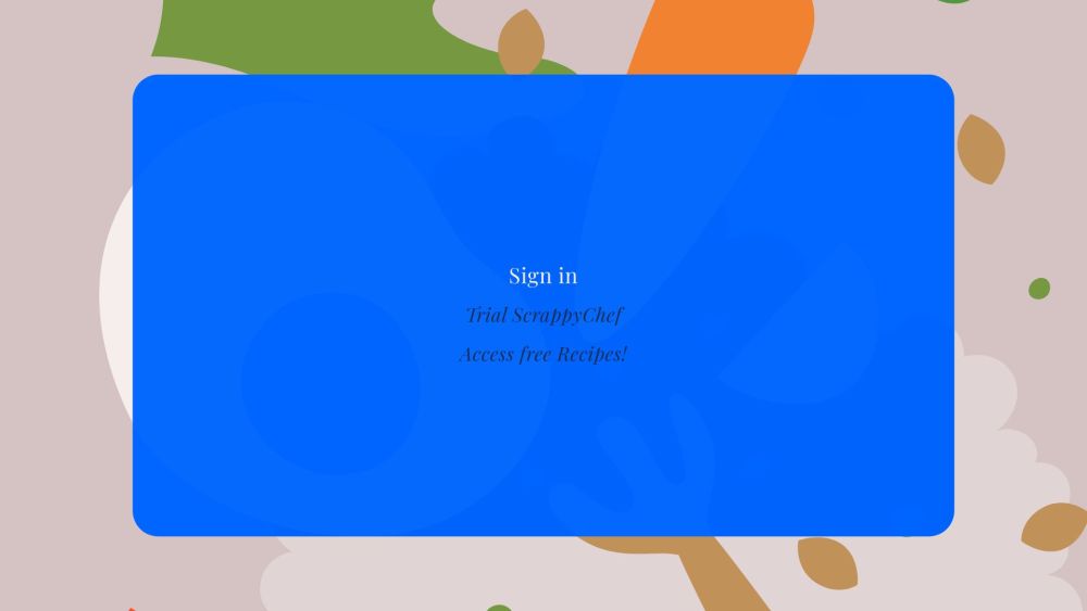 ScrappyChef: AI-Powered Recipe Ideas from Leftovers, Save Time & Discover New Flavors