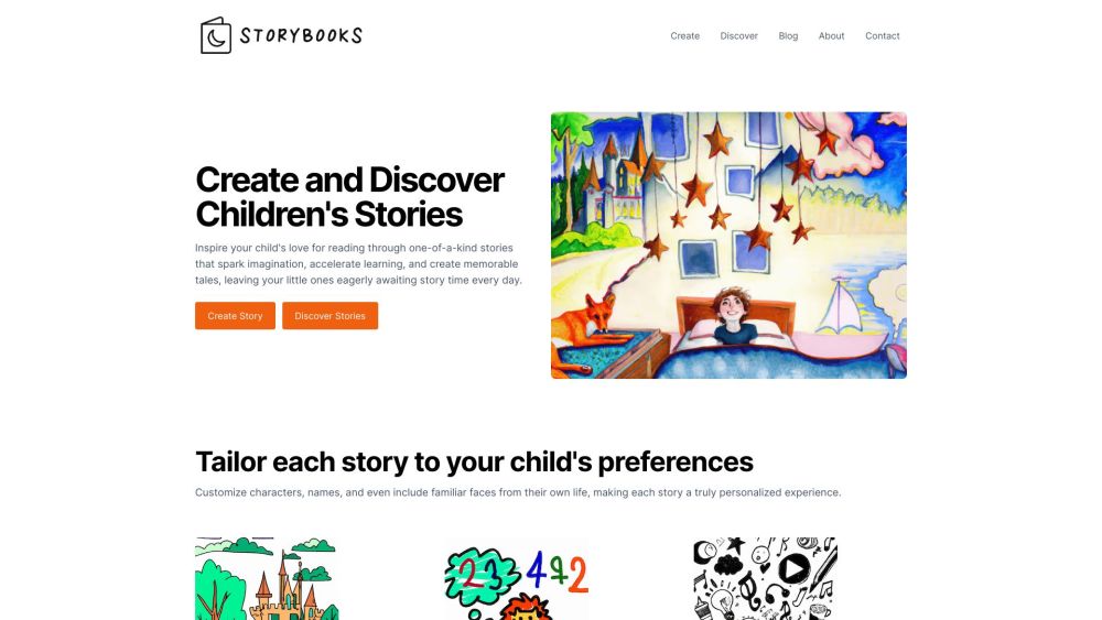 Storybooks: Personalized, Illustrated Tales Spark Creativity & Skills
