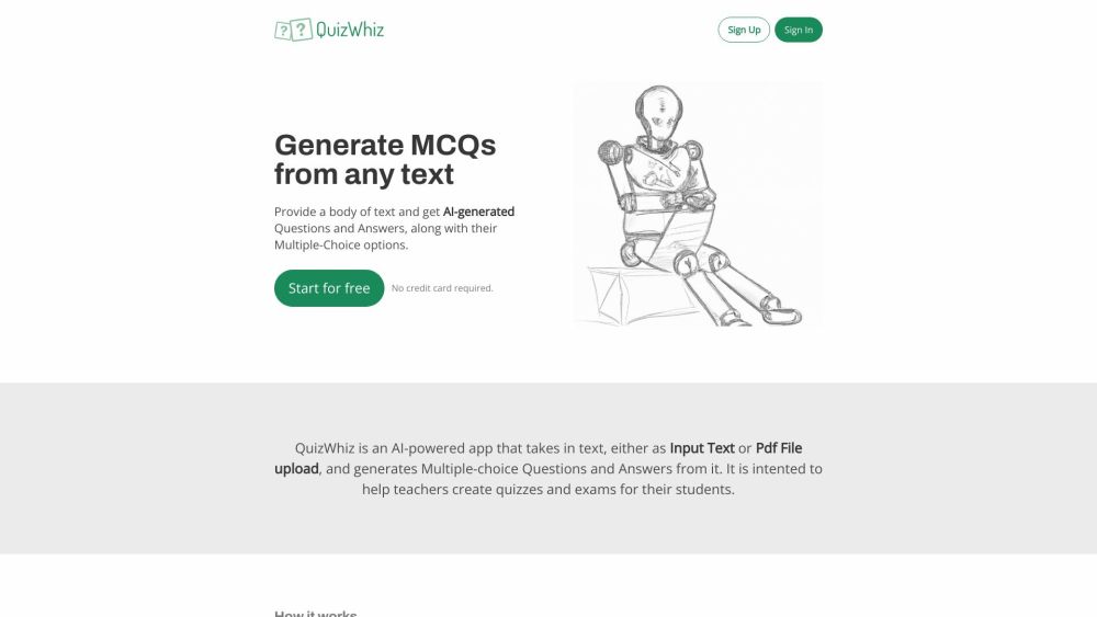 QuizWhiz: AI-Powered Quiz Creation & Exam Support Tool