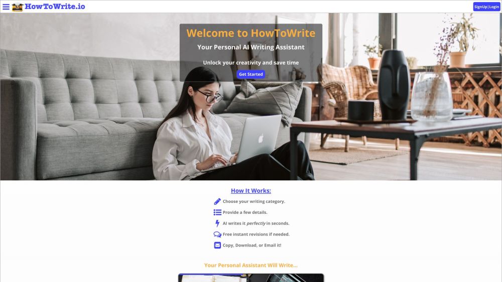 HowToWrite.io: AI Assistant for Songs, Letters, Speeches & More