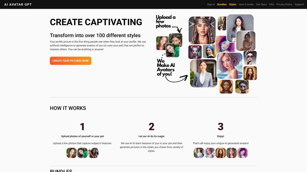 AI Avatar GPT: Create Stunning Personal & Pet Avatars Online