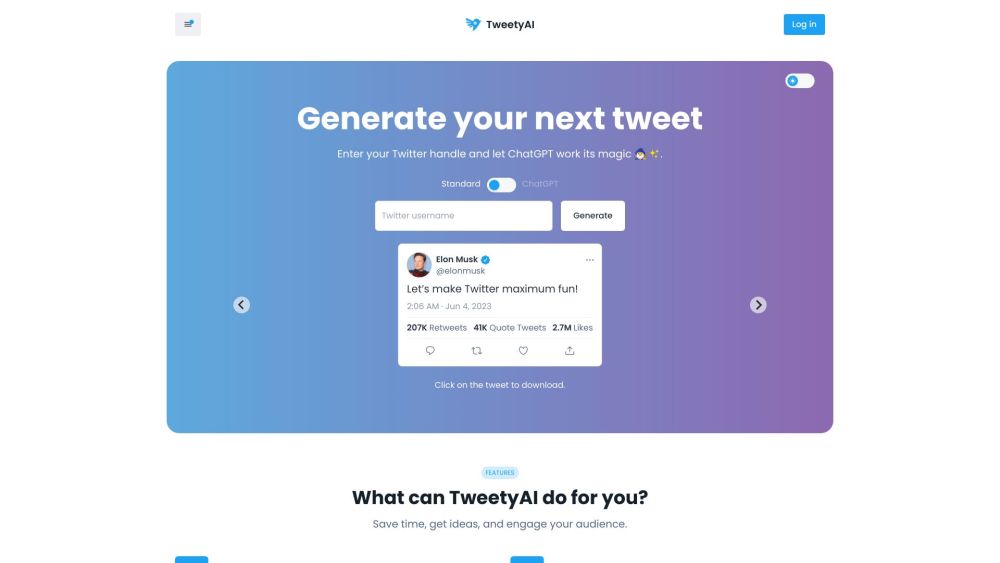 TweetyAI: AI Tweets, Boost Presence, Engage Audience Effortlessly