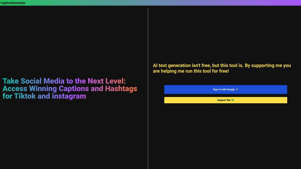 NextLevelSocial: AI-Crafted Captions & Hashtags for TikTok & IG Growth