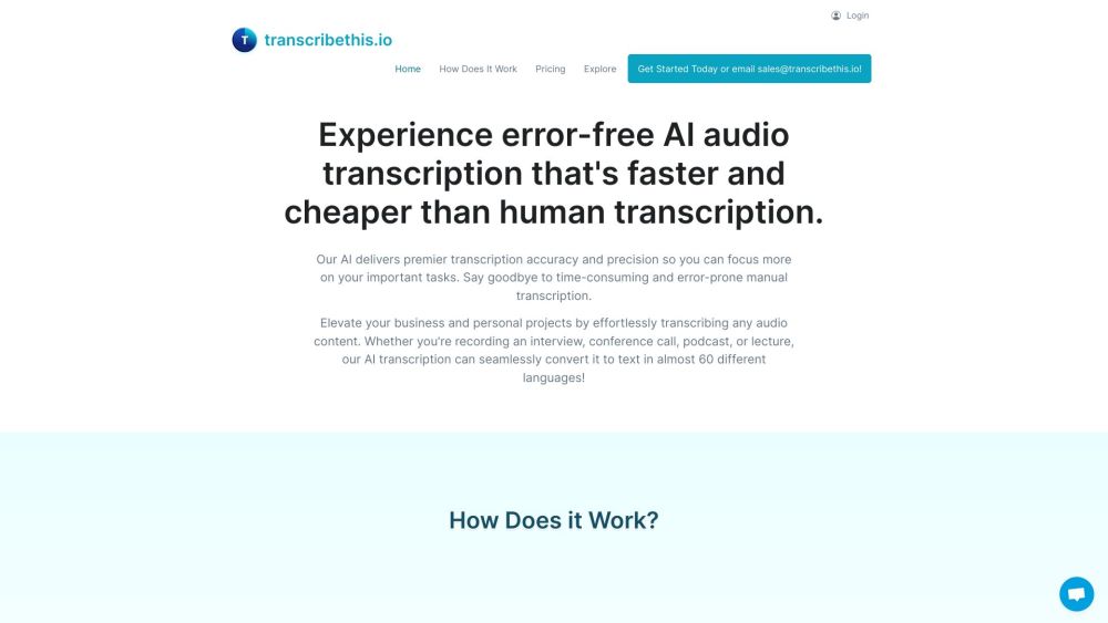 Transcribethis.io: AI-Powered Fast & Accurate Transcription In 60 Languages