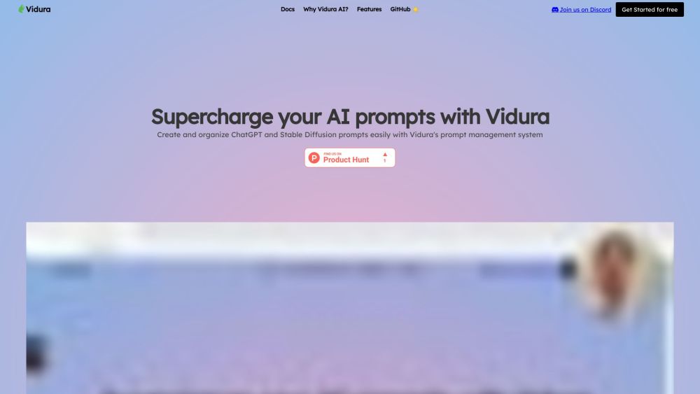 Vidura AI: Boost Creativity, Productivity – Create, Tag, Search Prompts