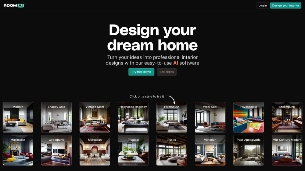 Room AI: AI-Powered Interior Design Tool for Endless Styling Possibilities