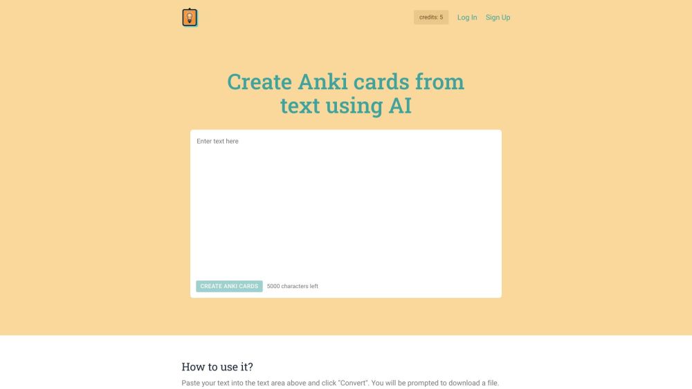 AI To Cards: Transform Text into Smart Flashcards for Anki & Spaced Repetition Apps