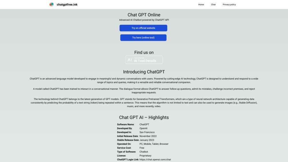 ChatGPT Free: Dynamic, Reliable AI Chatbot for All Topics
