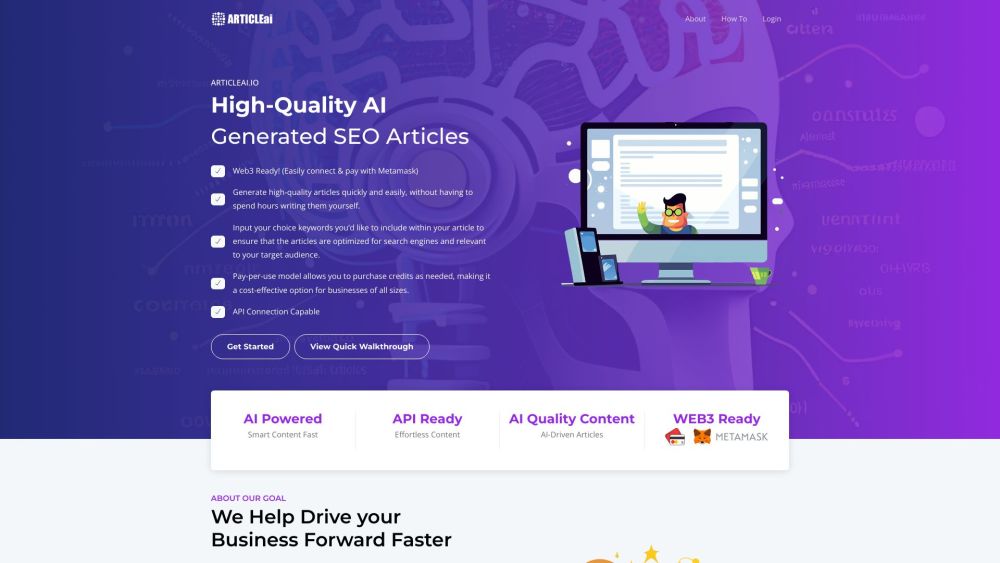 ArticleAI.io: AI-Powered Article Generator for Quality Content