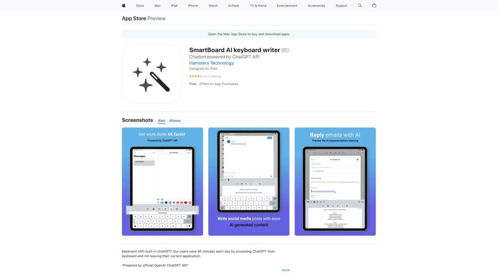 ChatGPT API: AI Keyboard Chatbot for Smart, Intuitive Responses