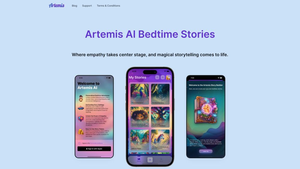 Artemis AI: Personalized, Engaging AI Stories for Kids' Imagination