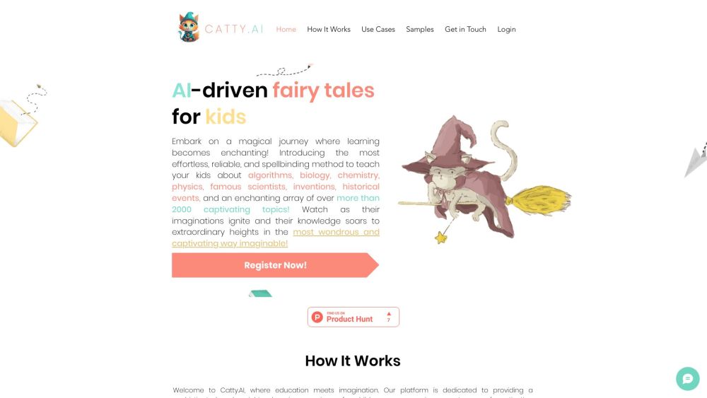 Catty.AI: AI-Generated Customizable Fairy Tales for Kids Learning