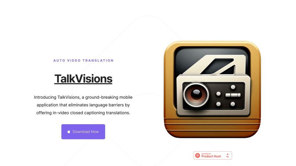 TalkVisions: Real-time Captioning & Translation, Seamless Communication