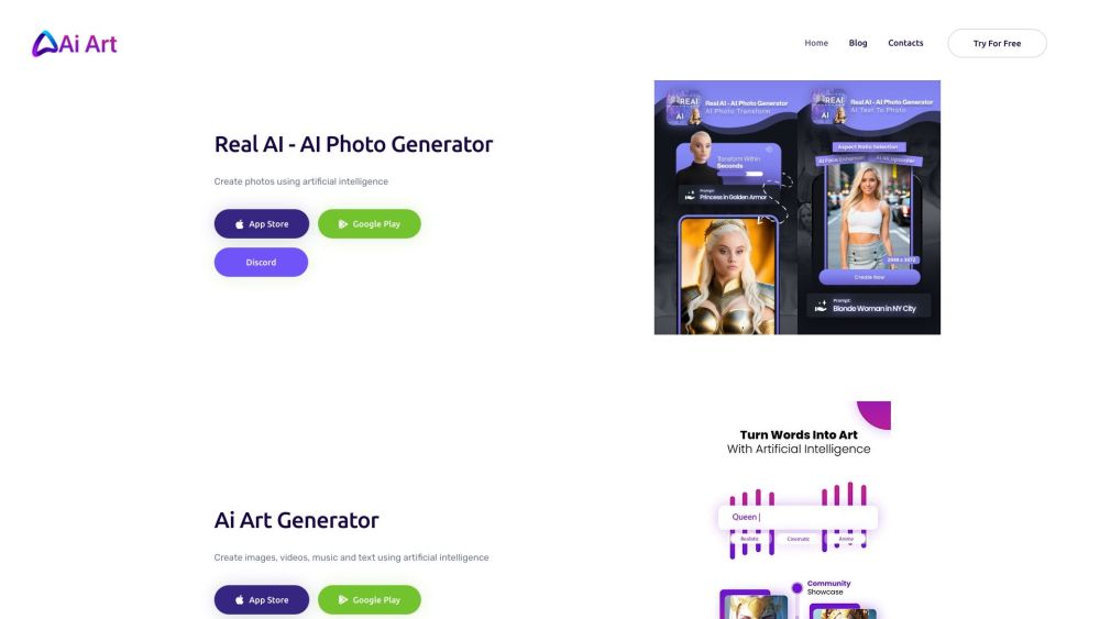 AI Art Limited: Photos, Videos, Music & Articles by AI Technology