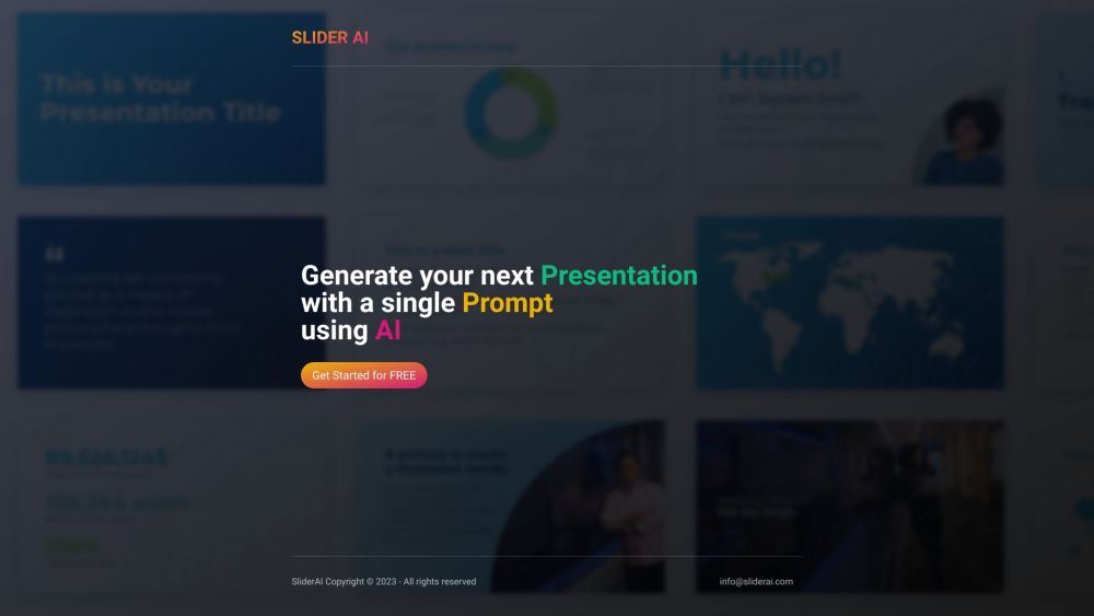 AI Presentation Generator: Effortless Stunning Slides from Prompts