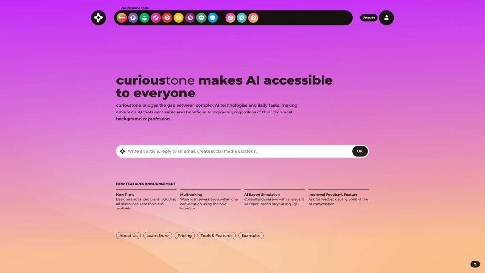 Curioustone: AI Apps for Task Efficiency & Productivity Tools