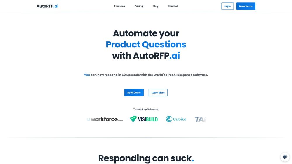 AutoRFP.ai : AI Automation, Instant Answers, Elevate Proposals