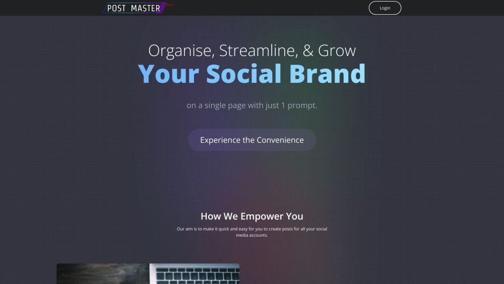 Post Master: Streamline Social Media Posting Across Platforms