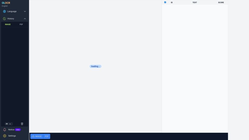 OLOCR: Unlimited OCR, Convert Images/PDFs to Editable Text Online