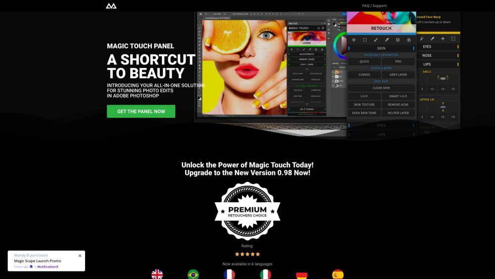 CreativeMagicPanel: 277+ Tools, Faster Retouching, One Click