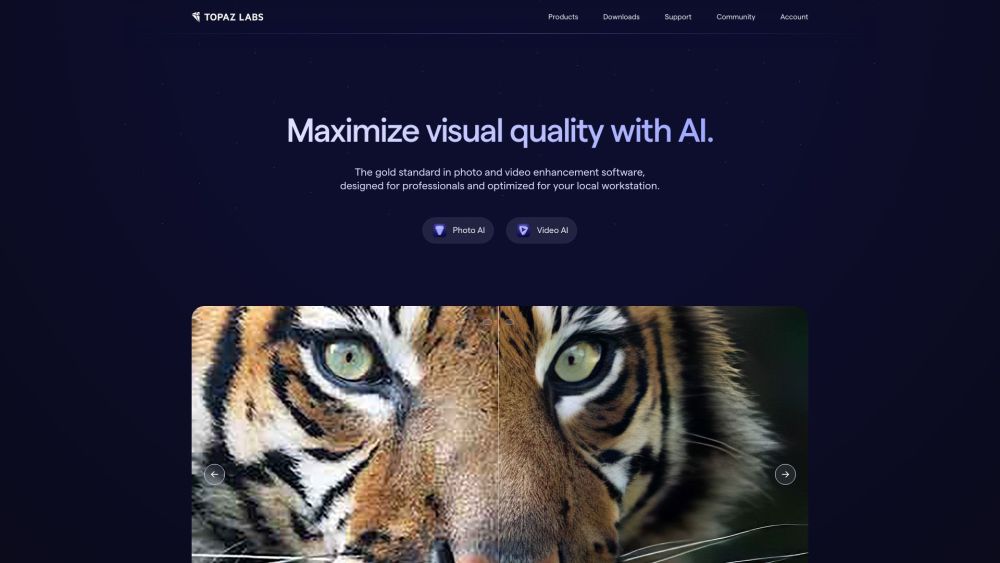 Topaz Labs: AI-Powered Photo & Video Enhancement : Noise Reduction, Sharpening, Upscaling