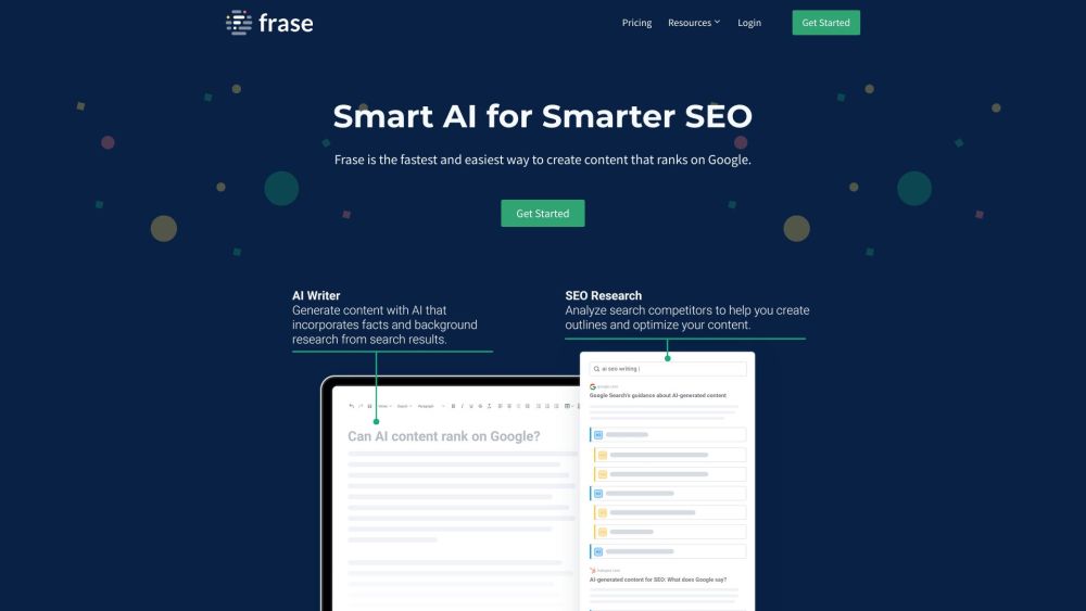 Frase: AI SEO Optimization & High-Ranking Content Writing Tool