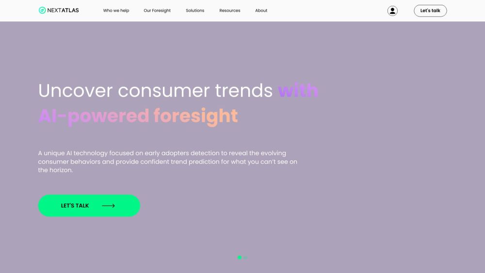 Nextatlas: AI Trend Forecasting for Early Consumer Insights