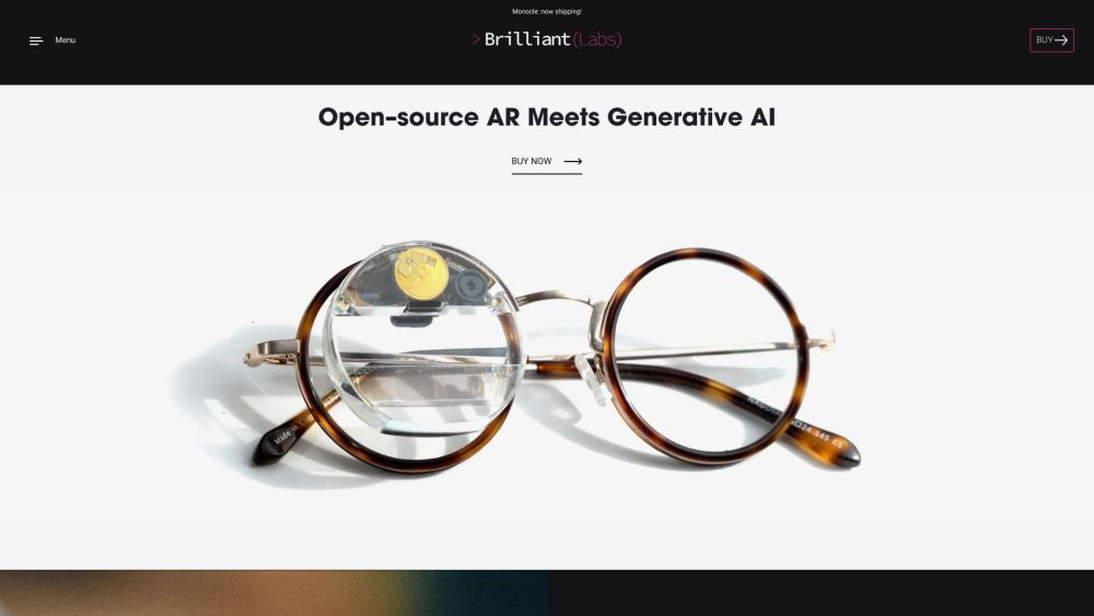 Brilliant Labs: Open-Source, Pocket-Sized AR for All