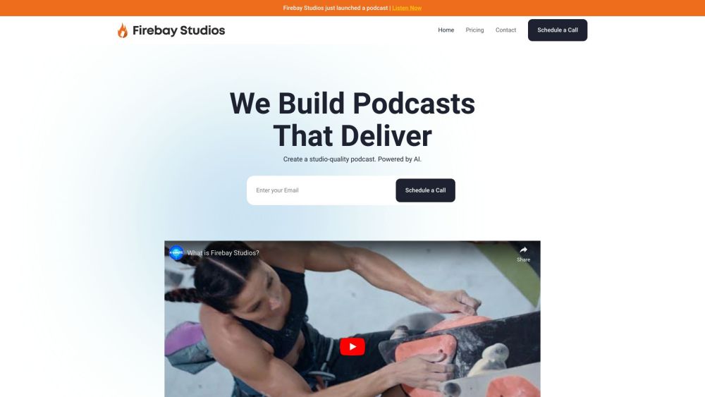 Firebay Studios: AI Audio, Podcast Production & Global Promotion
