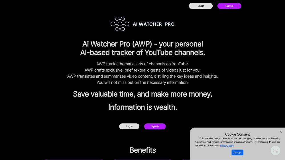 AI Watcher Pro: Track YouTube, Get Video Digests, Never Miss Insights