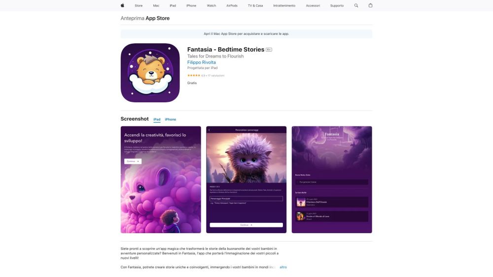 Fantasia: Personalized Bedtime Stories, Magic & Adventure