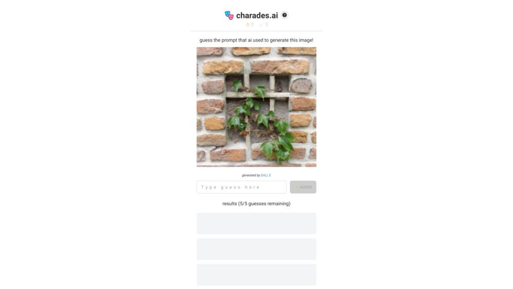 Charades.ai: Play Charades with AI – Generate Custom Images via OpenAI DALL·E for Interactive Guessing Game Fun