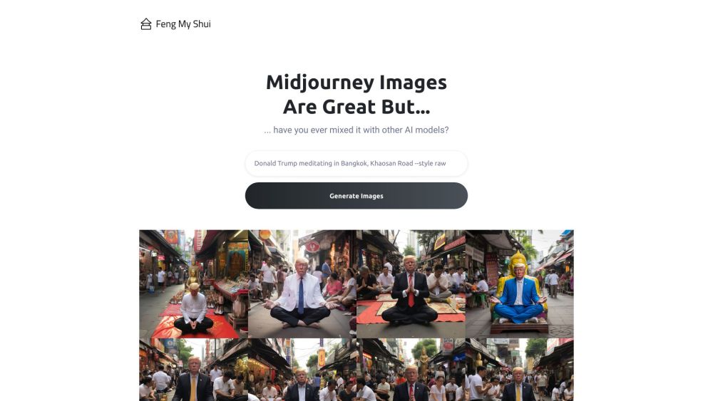 Feng My Shui: AI Images via Midjourney & Stable Diffusion