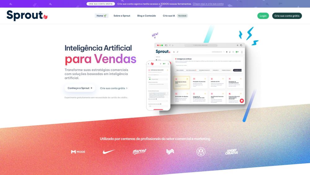 Sprout: AI Sales, Marketing & Content Tools for Smarter Growth