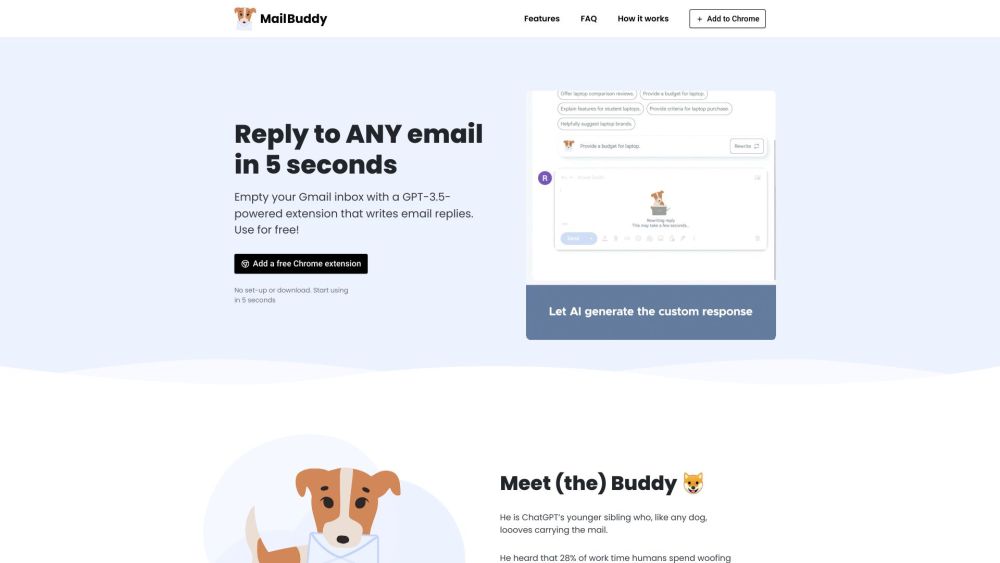 MailBuddy: AI-Powered Chrome Extension for Smart Email Replies