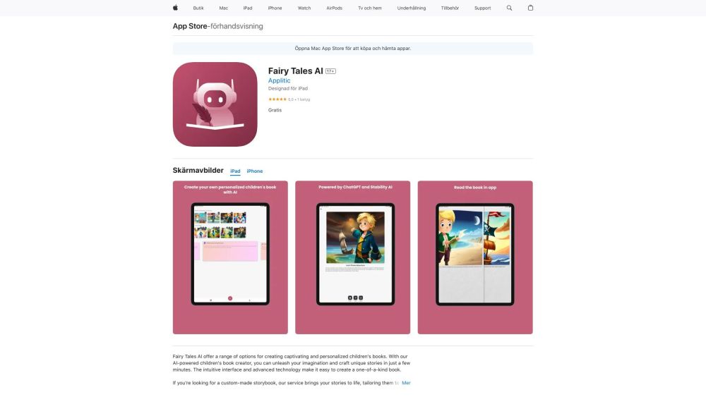 Fairy Tales AI: Create Captivating Kids' Books with AI Magic
