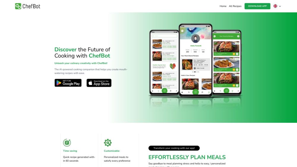 ChefBot: AI-Powered Pantry to Gourmet Meals - Personalized Recipes & Effortless Cooking