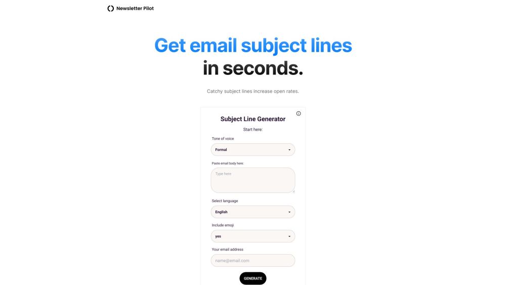 Subject Line Generator: AI-Powered, Customizable, Gmail-Compatible